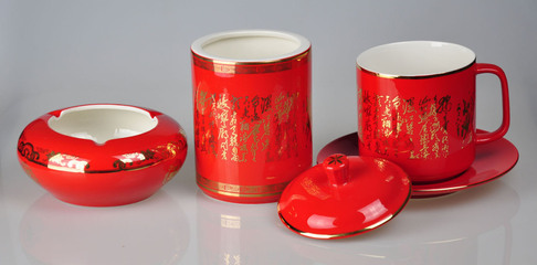 【?？?頭詩詞紅瓷茶具 茶道 中國千年文化】價格,廠家,圖片,茶具套裝,安徽?？筒Ａ髅笥邢挢熑喂?